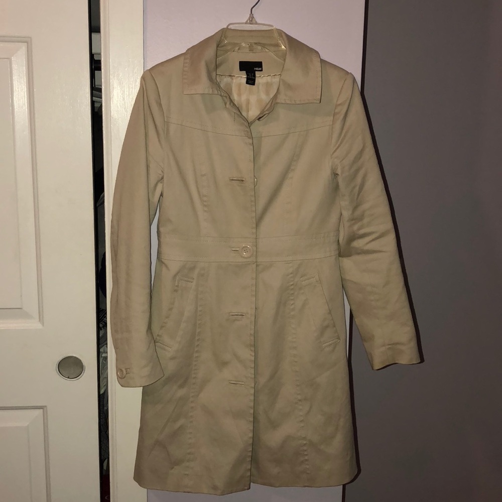 Beige H&M trench coat